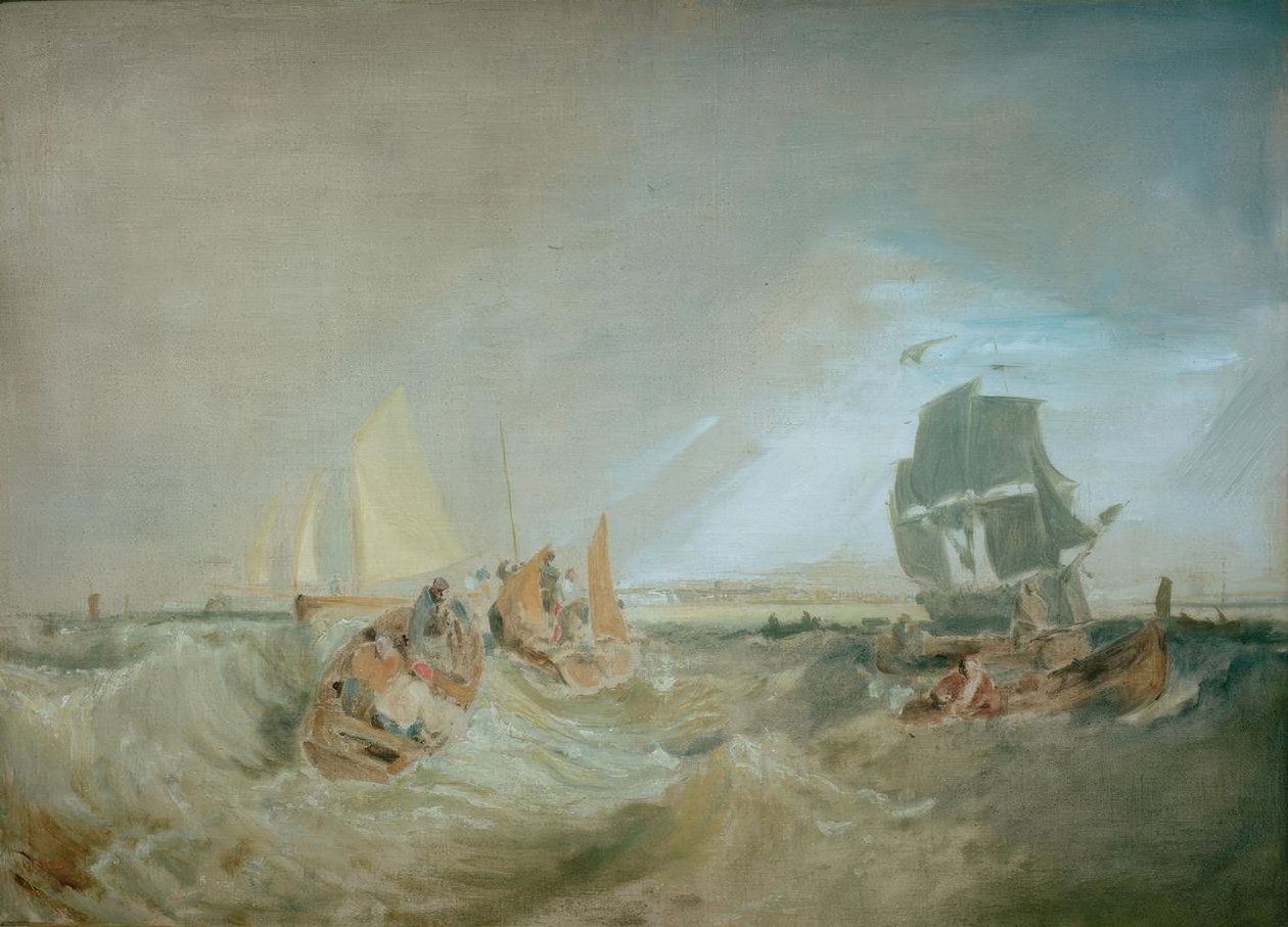 Transporte na Boca do Tamisa de Joseph Mallord William Turner