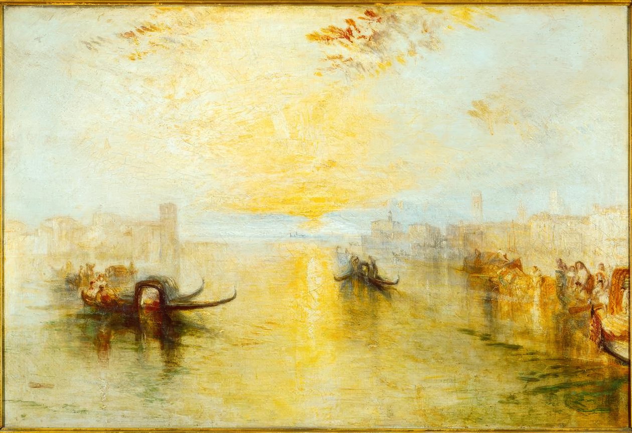 São Benedetto, olhando para Fusina de Joseph Mallord William Turner