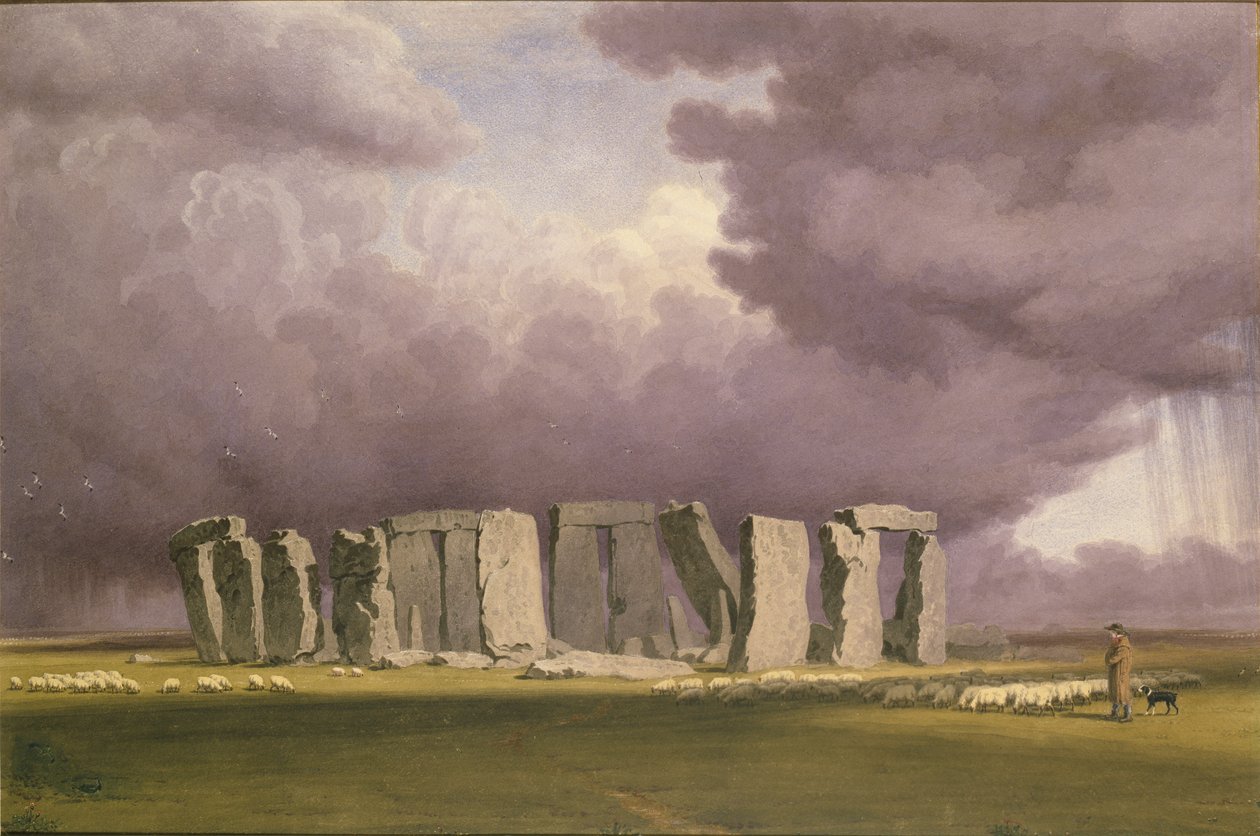Stonehenge: Dia Tempestuoso, 1846 de Joseph Mallord William Turner