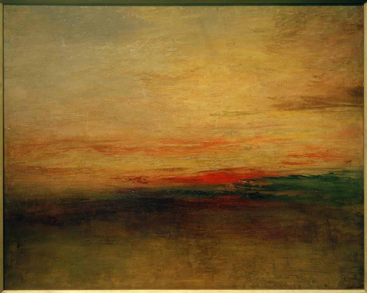 Pôr do sol  de Joseph Mallord William Turner