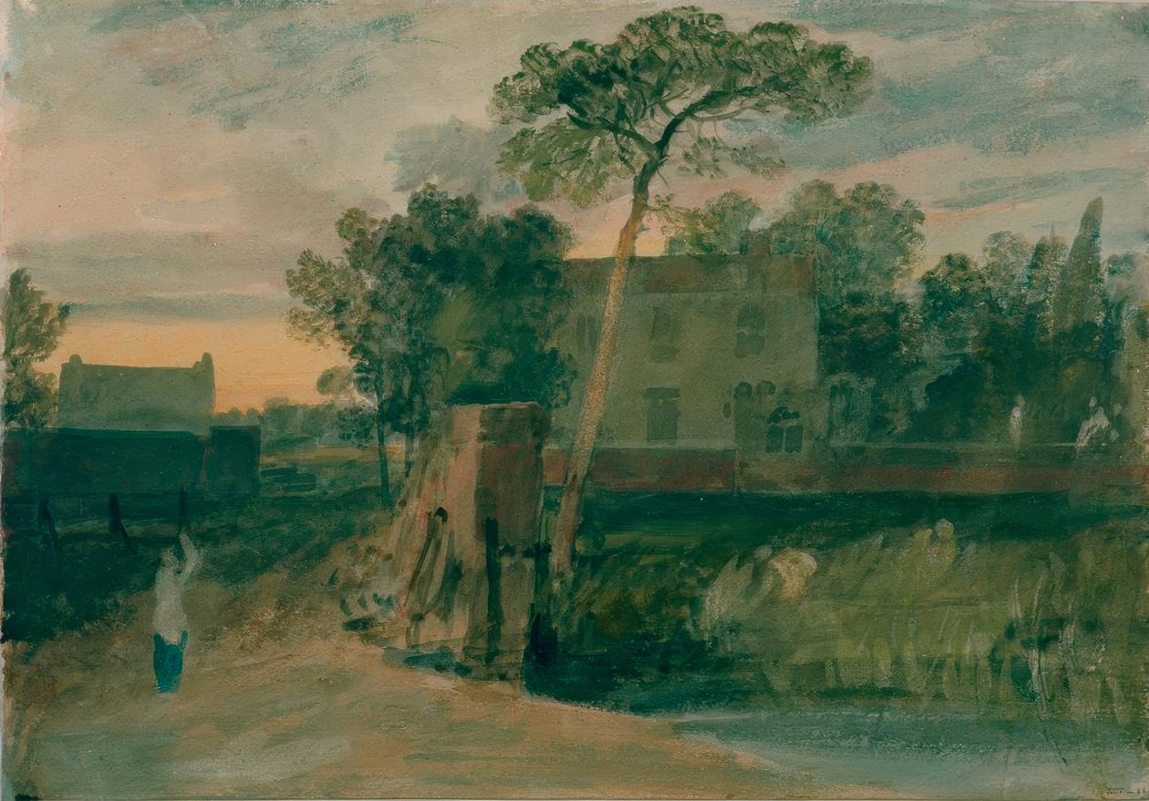 Syon Ferry House, Isleworth, Pôr do sol de Joseph Mallord William Turner