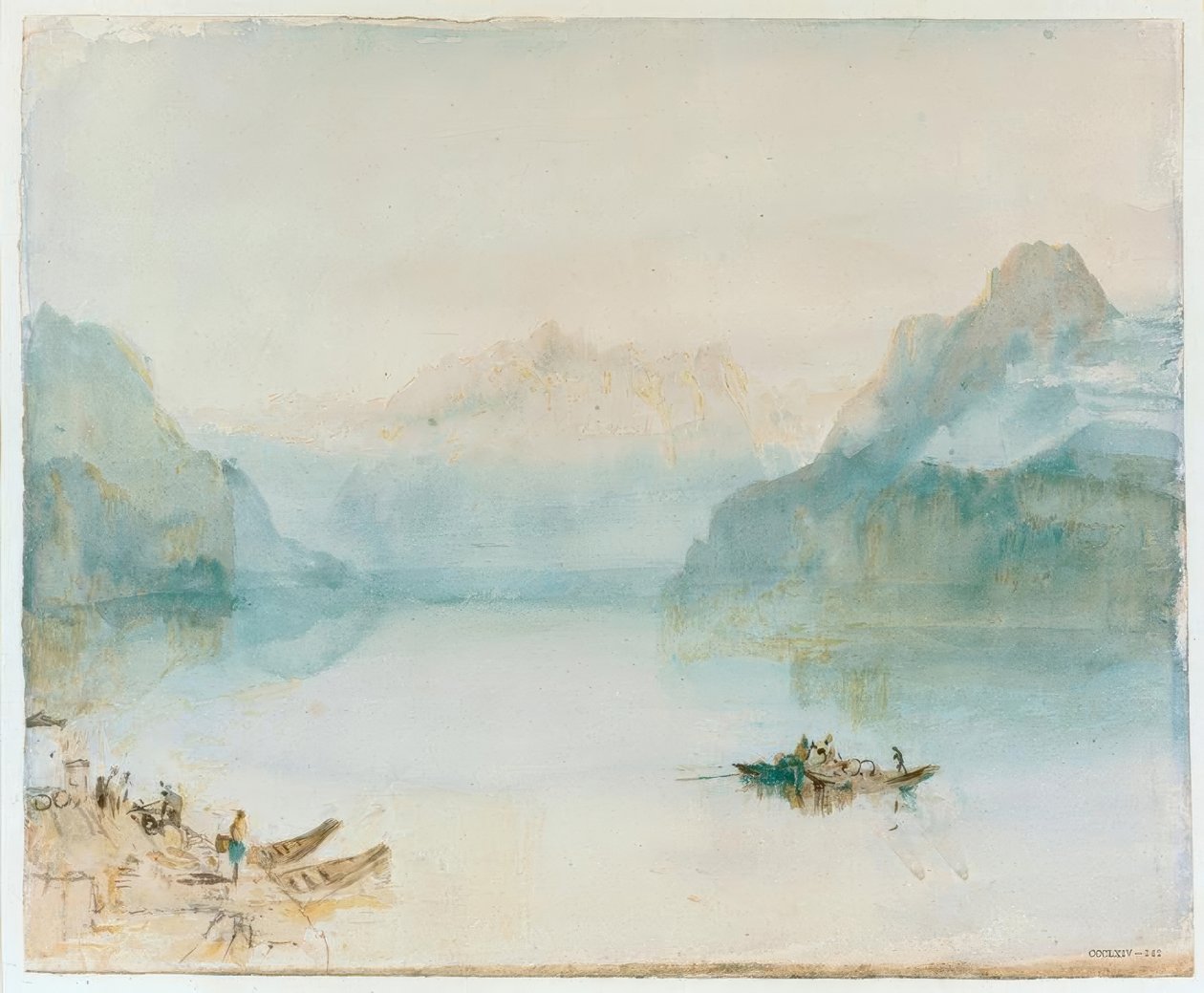 A Baía de Uri de Joseph Mallord William Turner