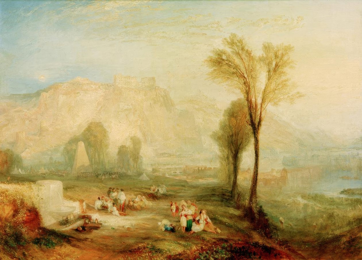 A Pedra Brilhante da Honra (Ehrenbreitstein) e o Túmulo de de Joseph Mallord William Turner