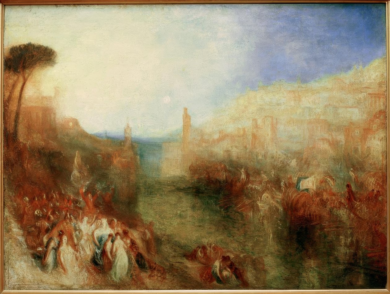 A partida da frota de Joseph Mallord William Turner