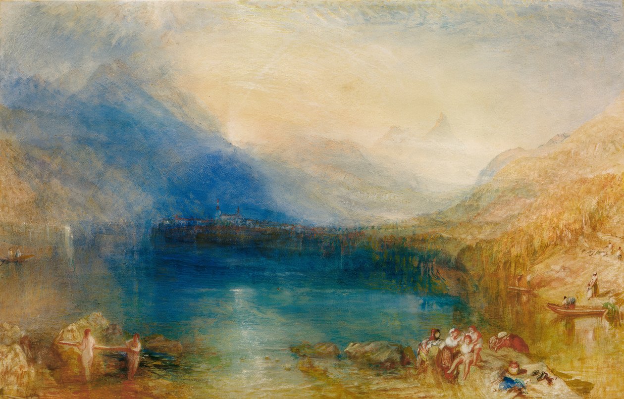 O lago de Zug: manhã cedo de Joseph Mallord William Turner
