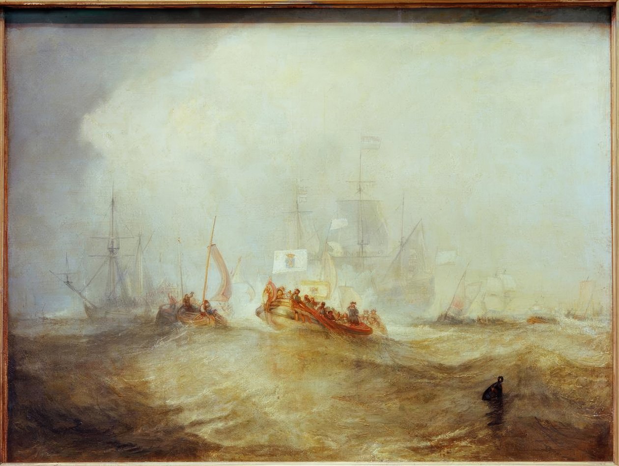 O príncipe de Orange, William III. desembarcou em Torbay, Novemb de Joseph Mallord William Turner