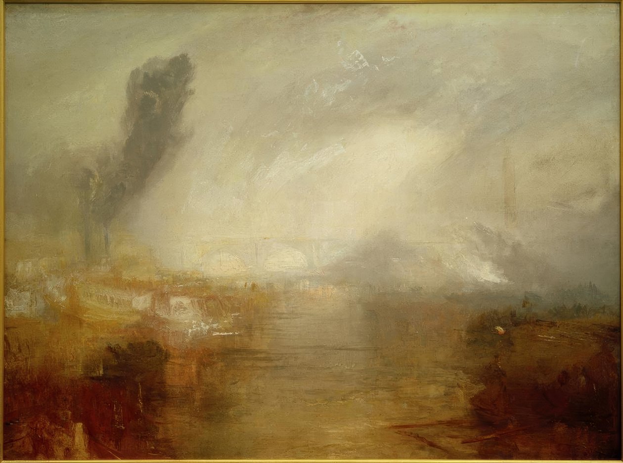 O Tamisa acima da ponte de Waterloo de Joseph Mallord William Turner