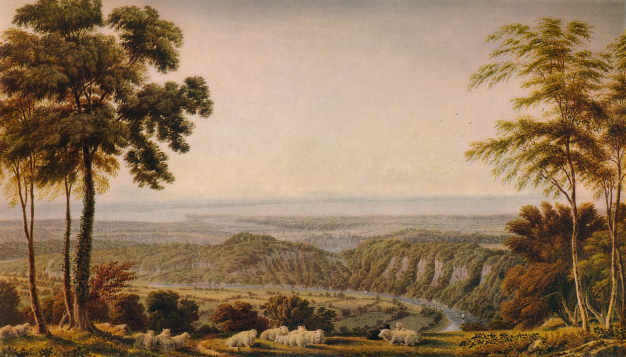 Vista do penhasco de Wyndd, perto de Chepstow - manhã, c1820, 1938 de Joseph Mallord William Turner