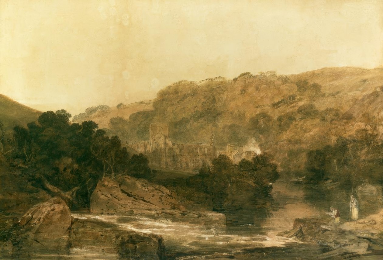 Vista do Priorado de Brinkburn, Northumberland de Joseph Mallord William Turner