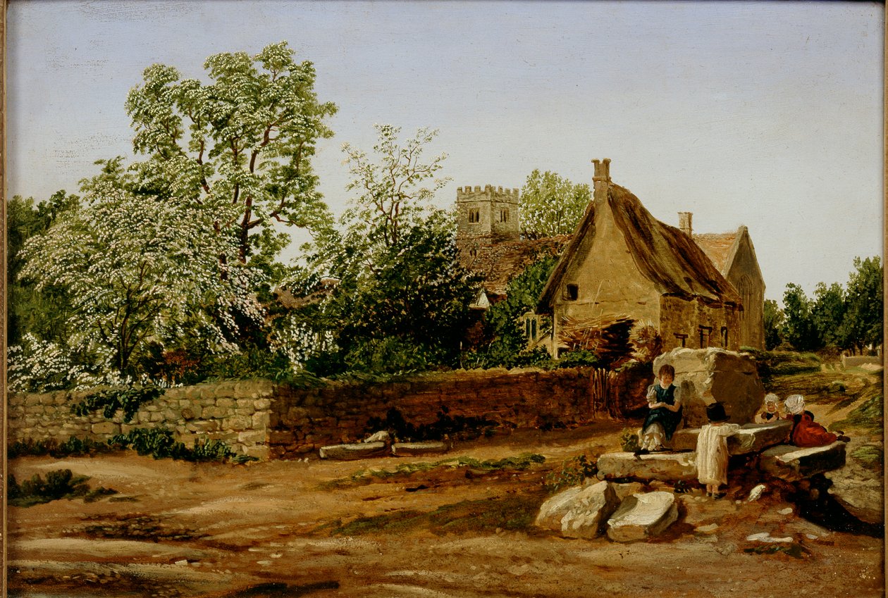 Vista de Marston, perto de Oxford, início do século XIX de Joseph Mallord William Turner