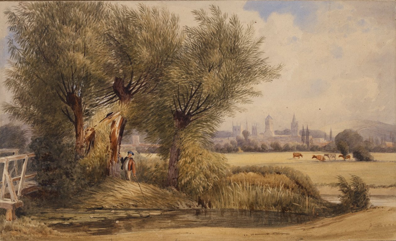 Vista de Oxford do Rio, início do século XIX de Joseph Mallord William Turner