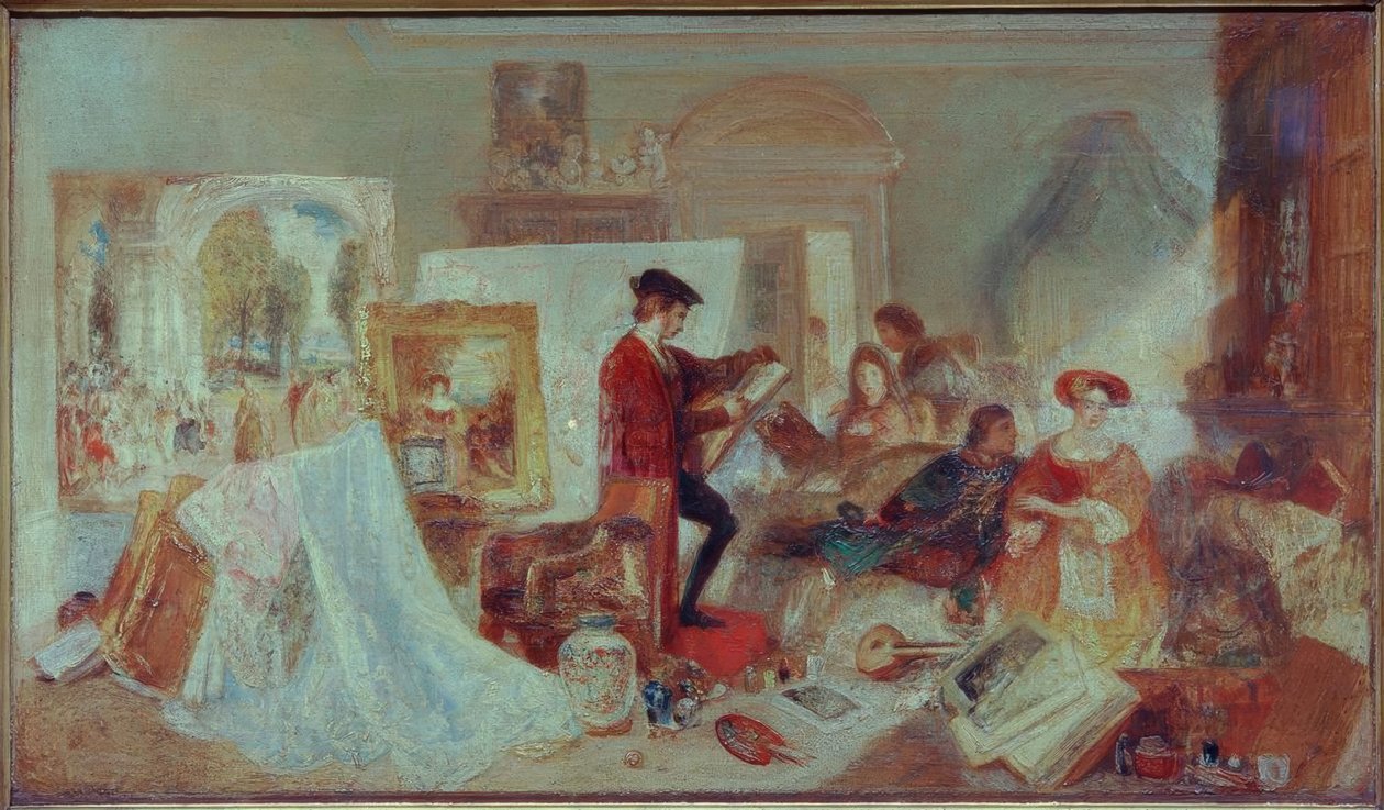 Estudo de Watteau pelas regras de Fresnoy de Joseph Mallord William Turner