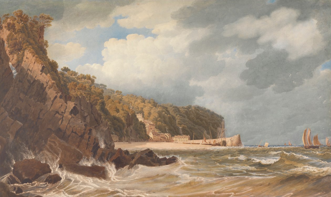 Clovelly, North Devon de William Turner of Oxford