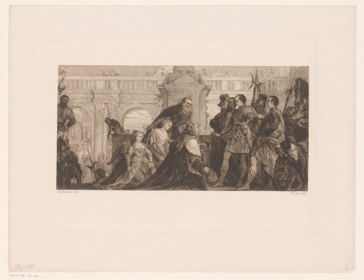 Generosidade de Alexandre, o Grande de William Unger