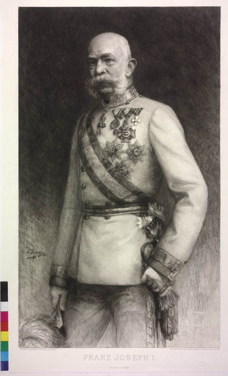 Imperador da Áustria Franz Joseph I de William Unger