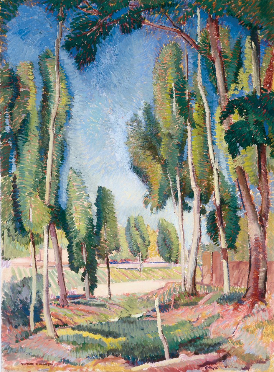 Choupos e campos jovens de William Victor Higgins