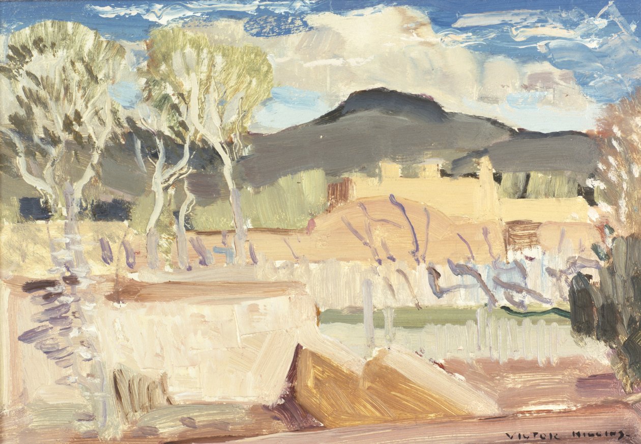 Taos (óleo a bordo) de William Victor Higgins