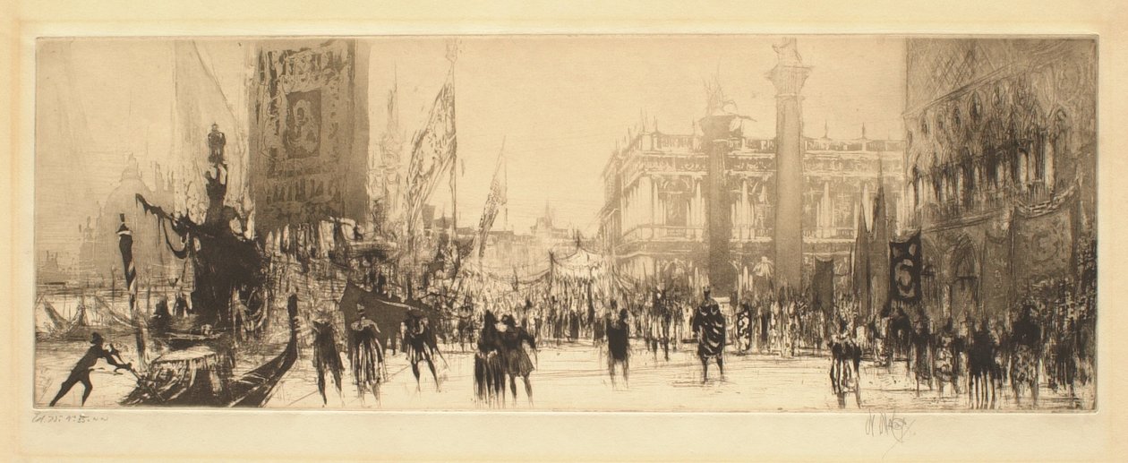 Uma festa veneziana de William Walcot