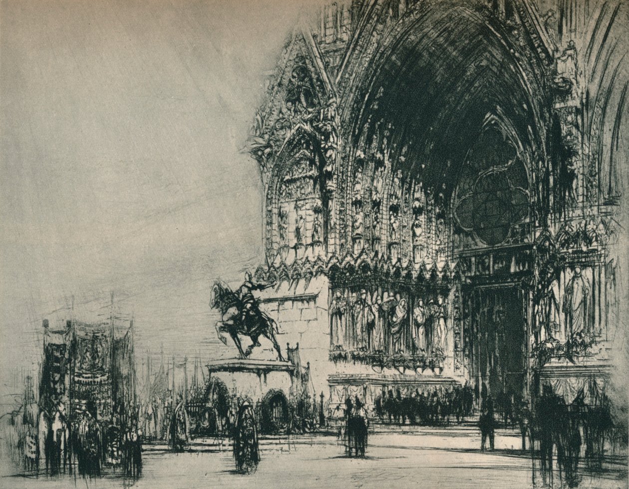 Joana d&39;Arc, Reims, 1928 de William Walcot