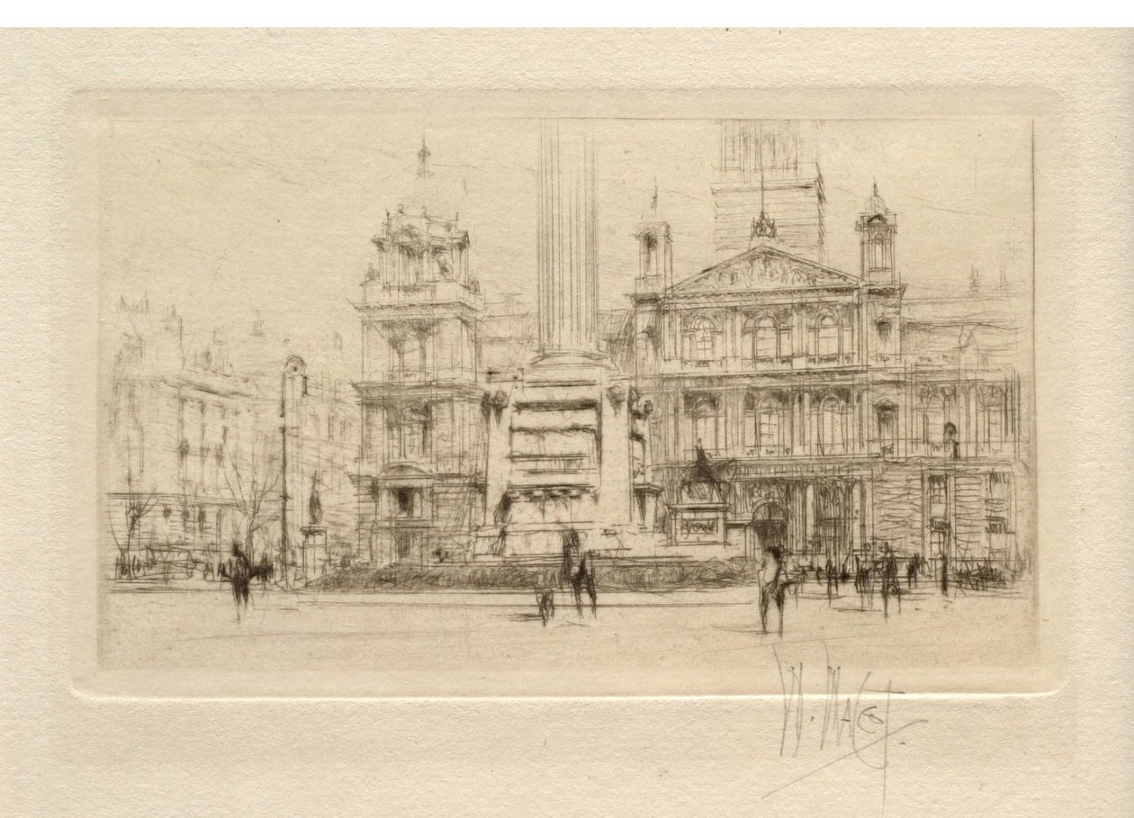 Edifícios municipais, Glasgow de William Walcot