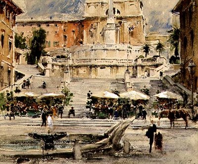 Piazza di Spagna, Roma de William Walcot