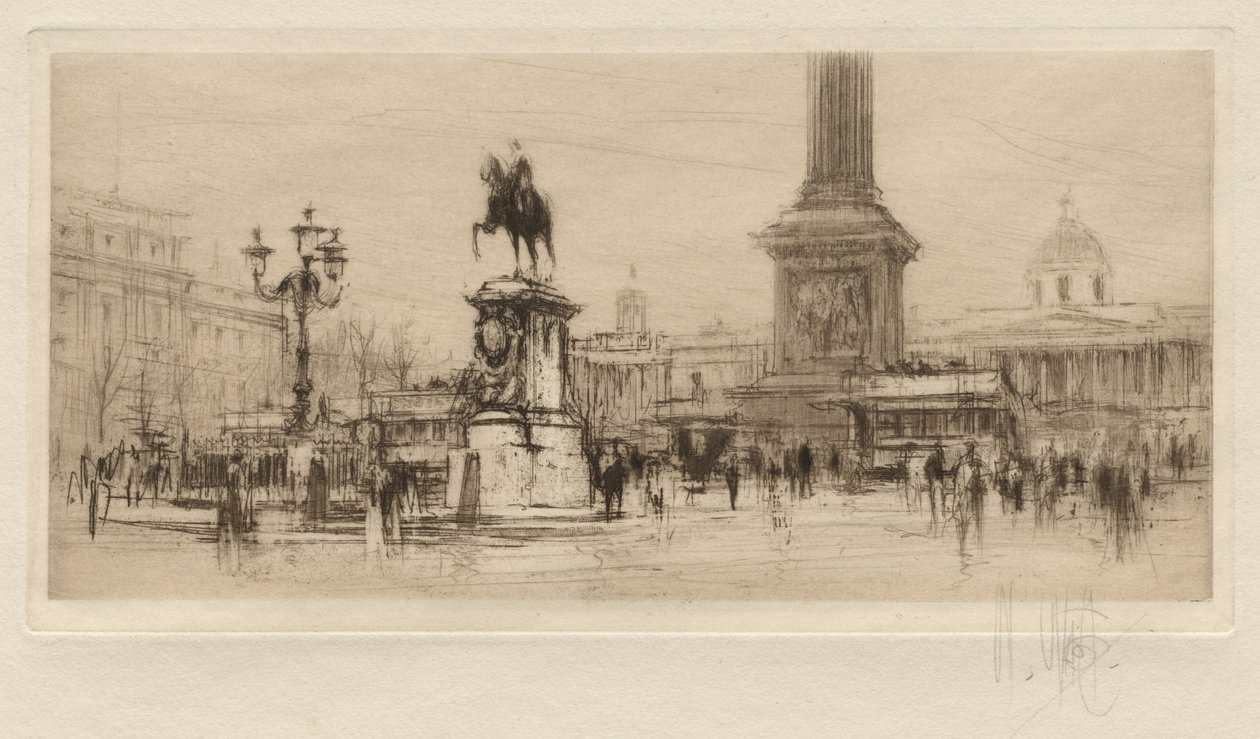 Praça Trafalgar de William Walcot