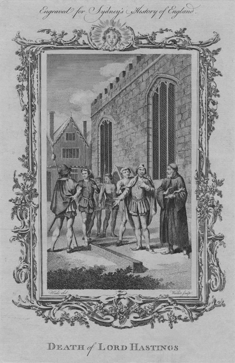 Morte de Lord Hastings, 1773. de William Walker
