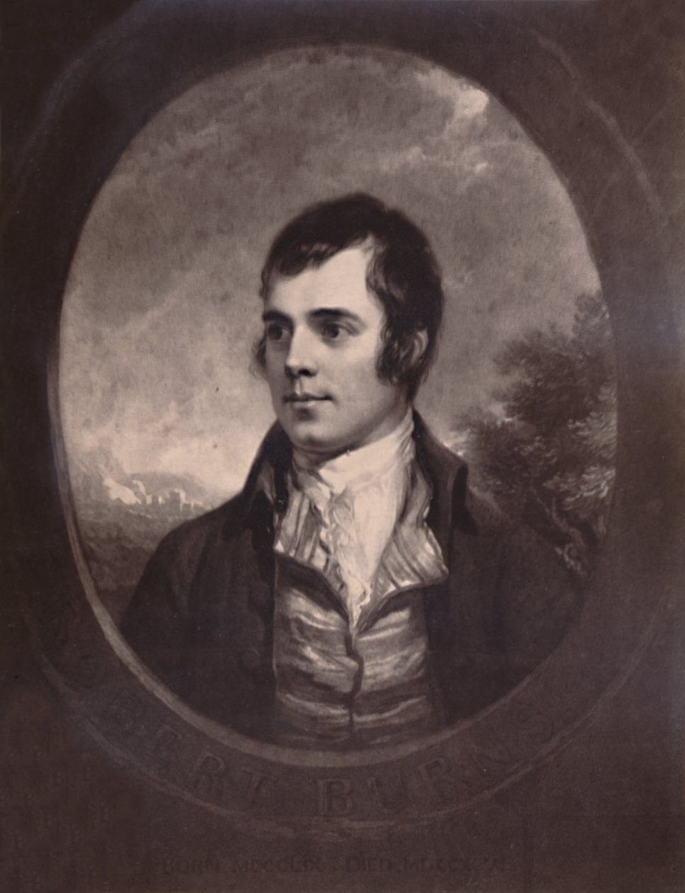 Robert Burns, poeta escocês, século XIX 1894 de William Walker