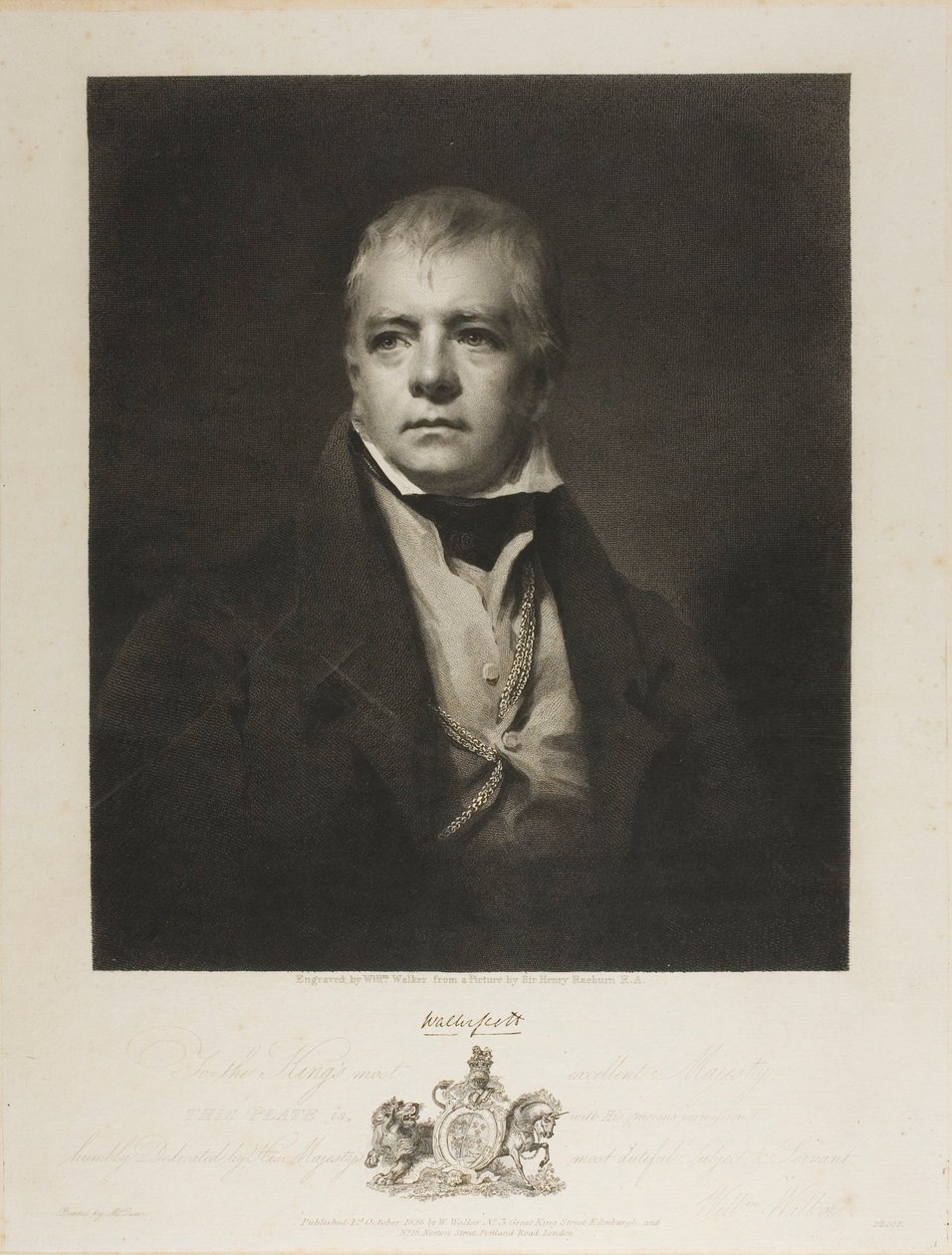 Sir Walter Scott Bart de William Walker