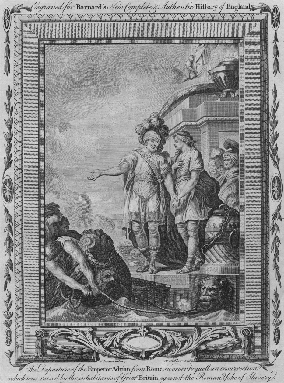 A partida do imperador Adriano de Roma, a fim de reprimir uma insurreição que foi levantada por de William Walker
