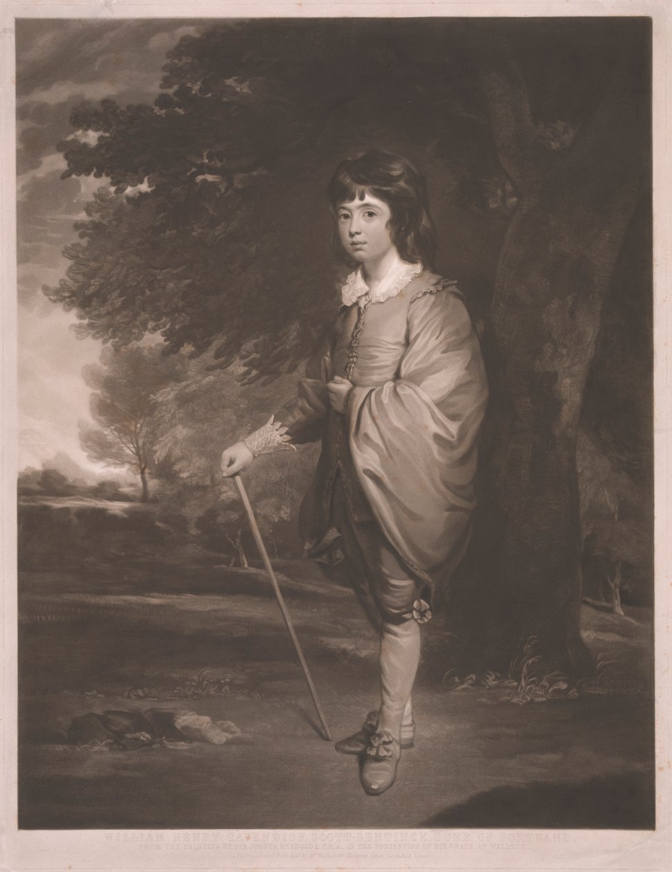 William Henry Cavendish Scott-Bentinck, Duque de Portland, quando Marquês de Titchfield de William Walker