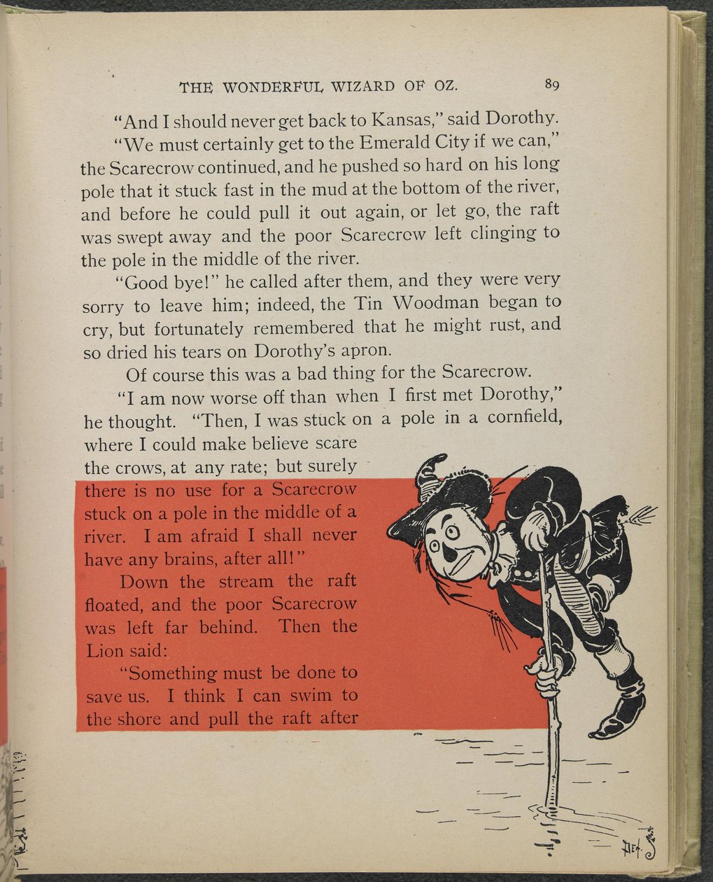 Ilustração de "O maravilhoso Feiticeiro de Oz" de Lyman Frank Baum de William Wallace Denslow