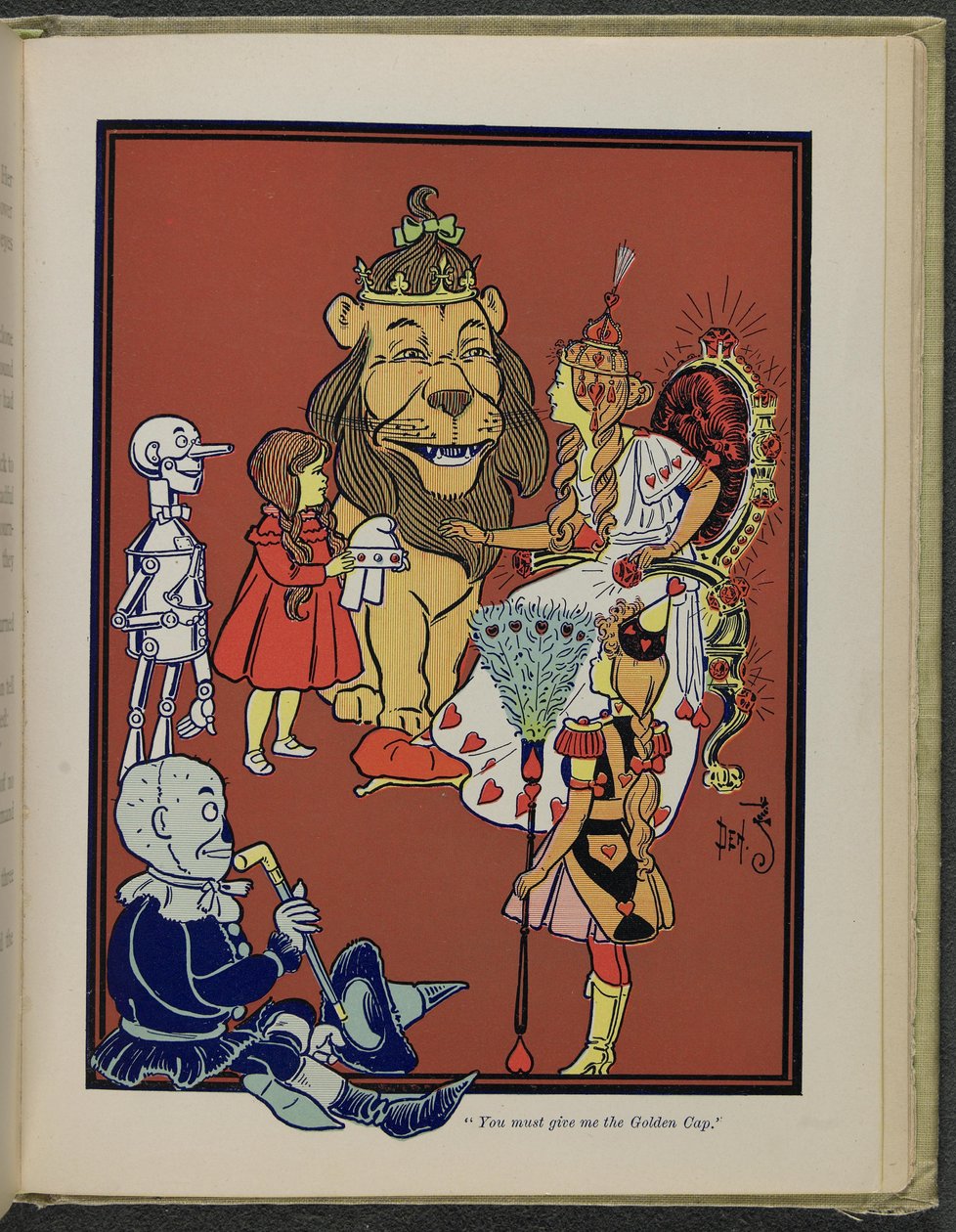 Ilustração de "O maravilhoso Feiticeiro de Oz" de Lyman Frank Baum de William Wallace Denslow