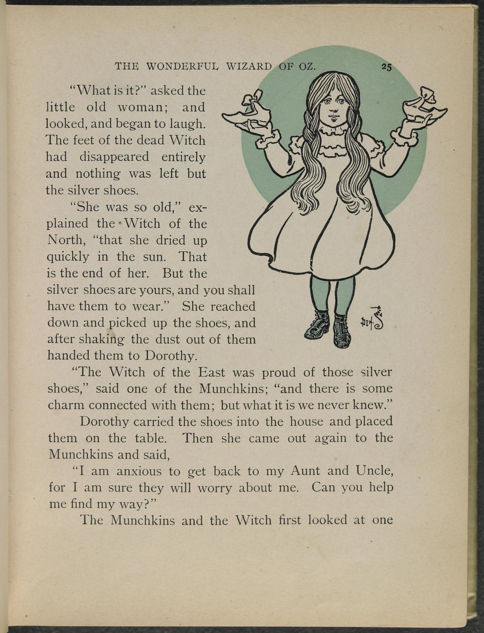 Ilustração de "O maravilhoso Feiticeiro de Oz" de Lyman Frank Baum de William Wallace Denslow