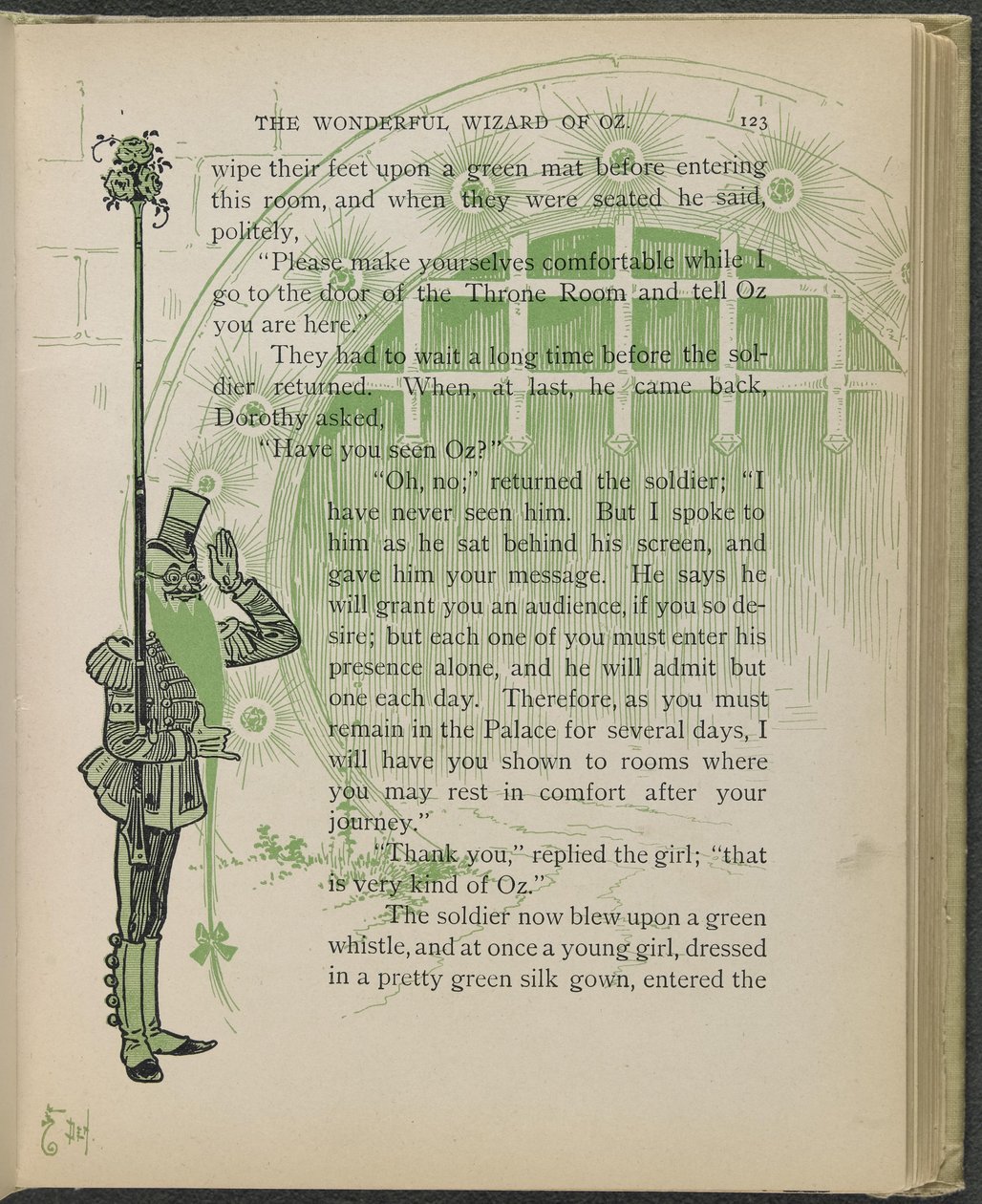 Ilustração de "O maravilhoso Feiticeiro de Oz" de Lyman Frank Baum de William Wallace Denslow
