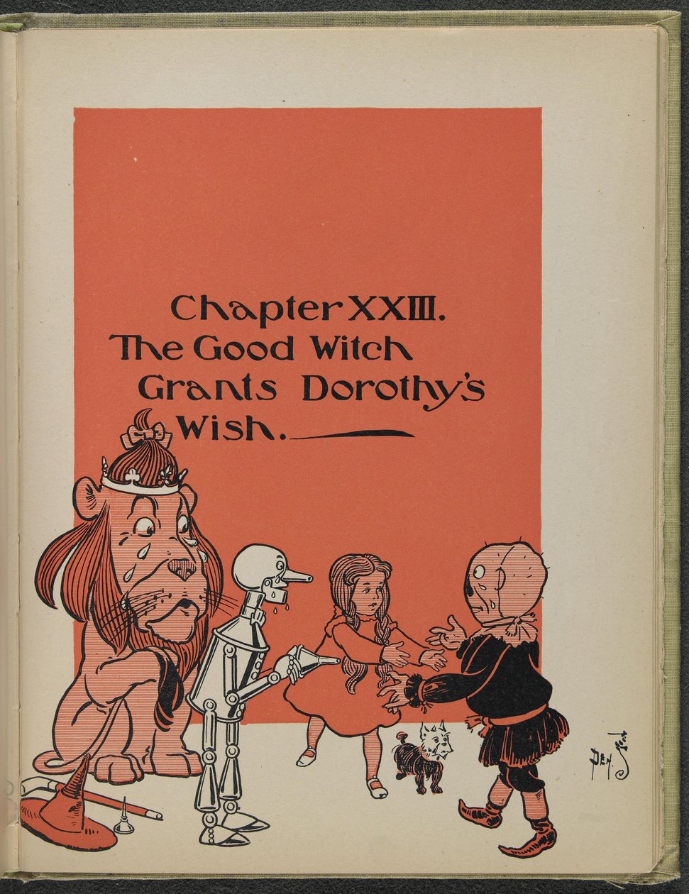 Ilustração de "O maravilhoso Feiticeiro de Oz" de Lyman Frank Baum de William Wallace Denslow