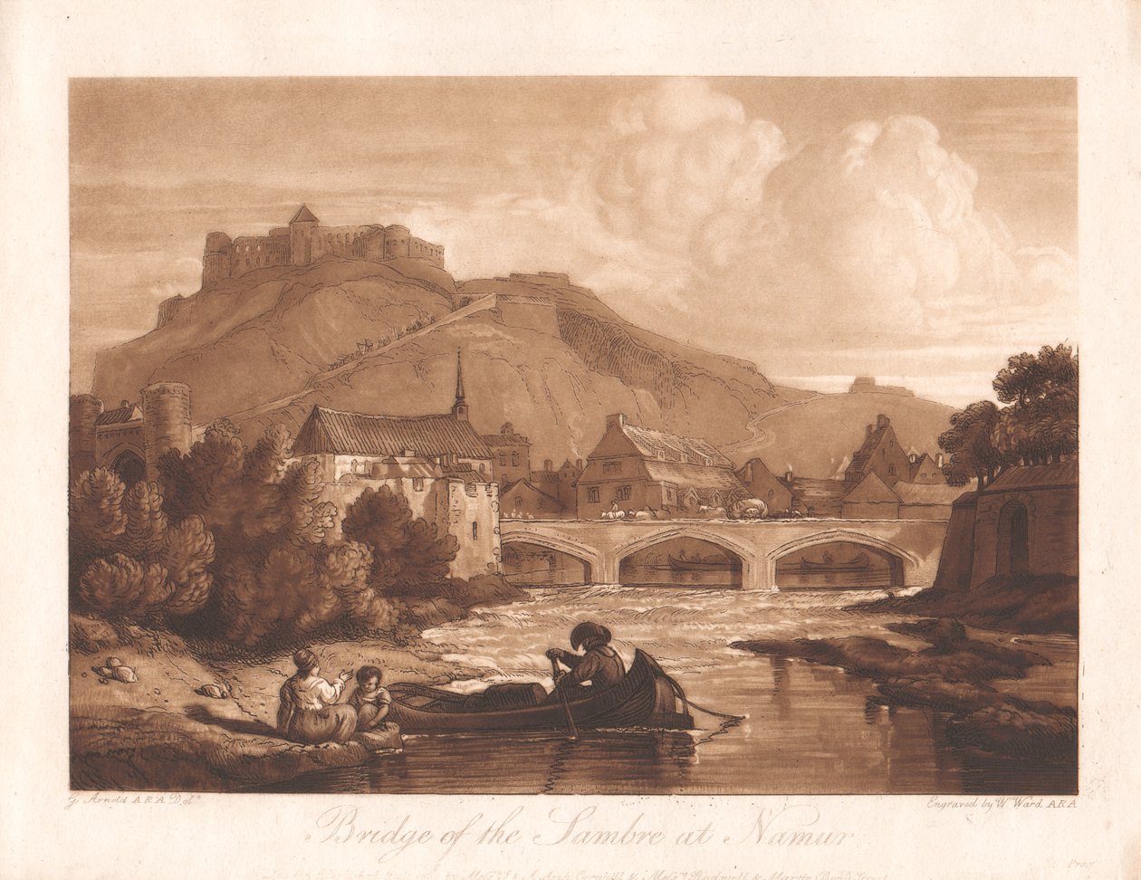Ponte da Sambre em Namur de William Ward