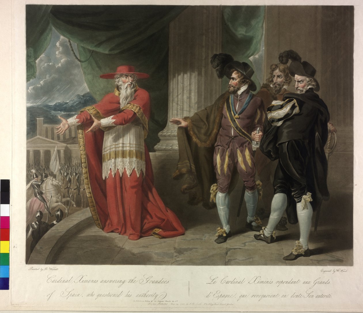 O Cardeal Ximenes responde aos grandes de Espanha de William Ward
