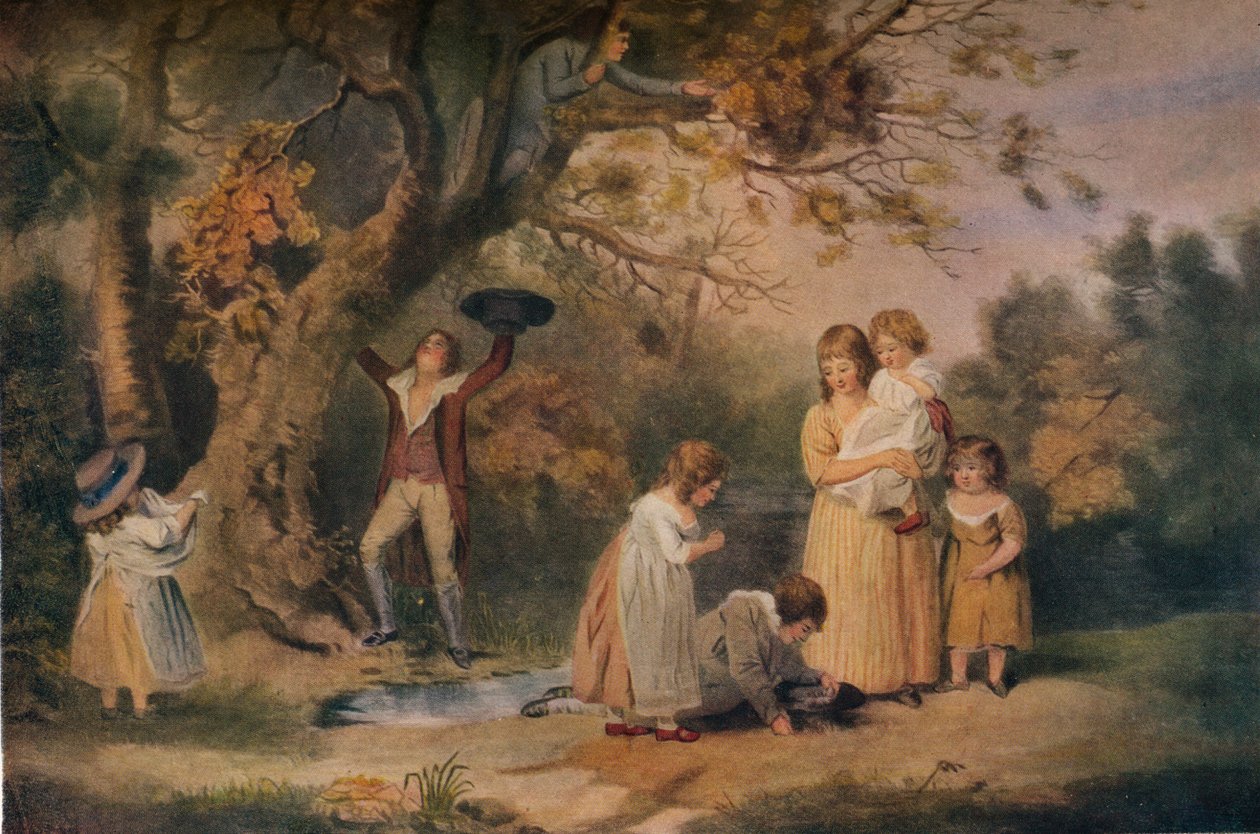 Ninho de pássaro de crianças, 1789 de William Ward