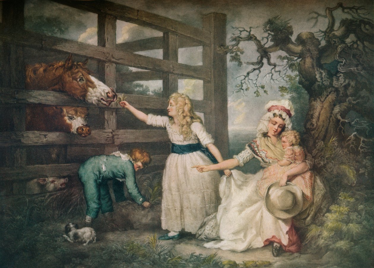 Crianças Compassivas, c1793, 1916 de William Ward