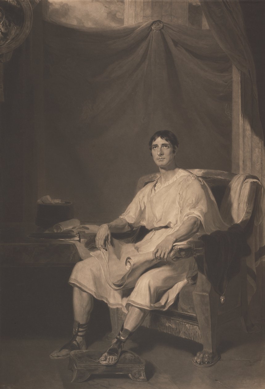 John Philip Kemble como Cato de William Ward
