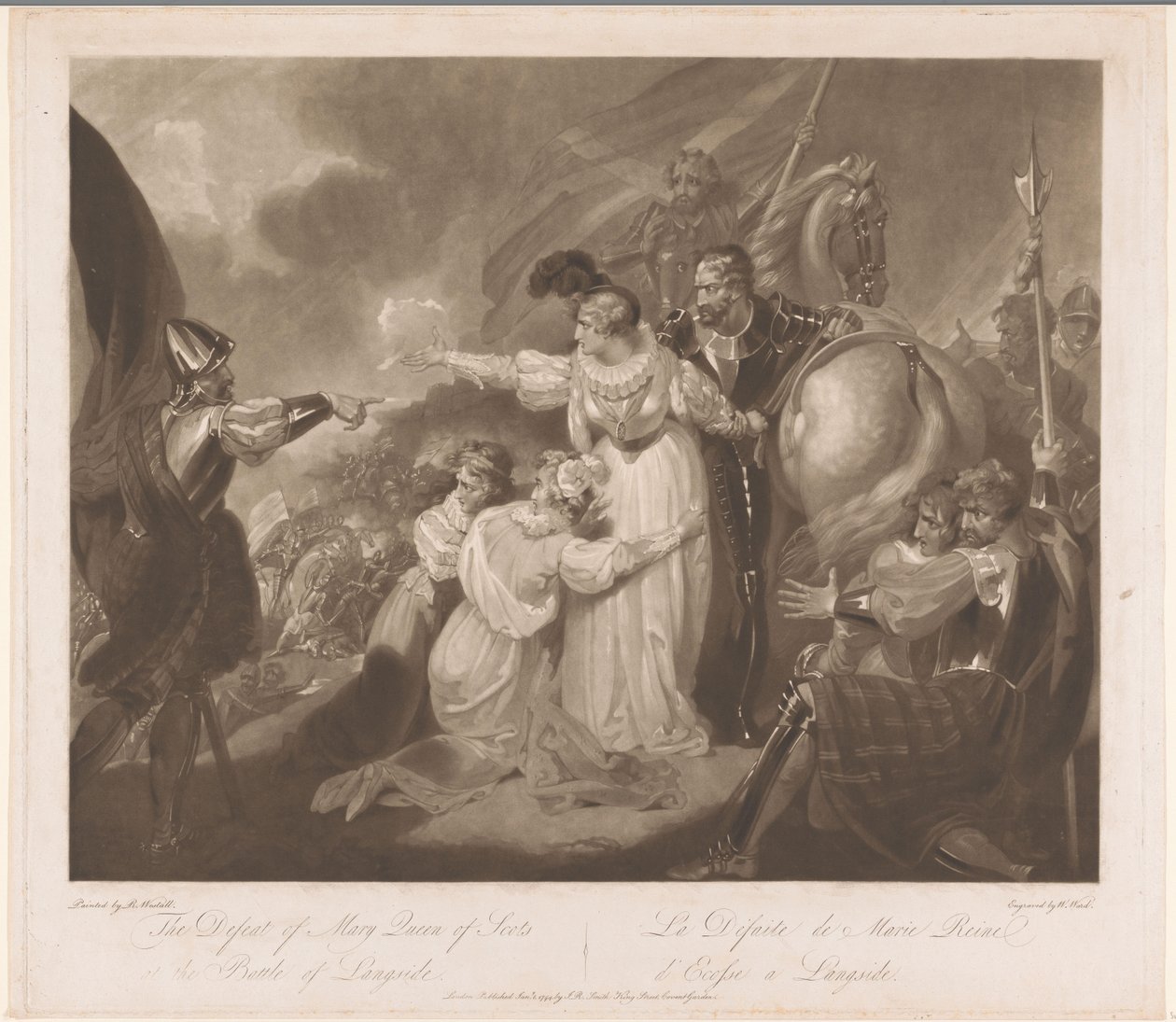 Derrota de Maria Rainha dos Escoceses na Batalha de Langside
The Defeat of Mary Queen of Scots at the Battle of Langside / La Défaite de Marie Reine d