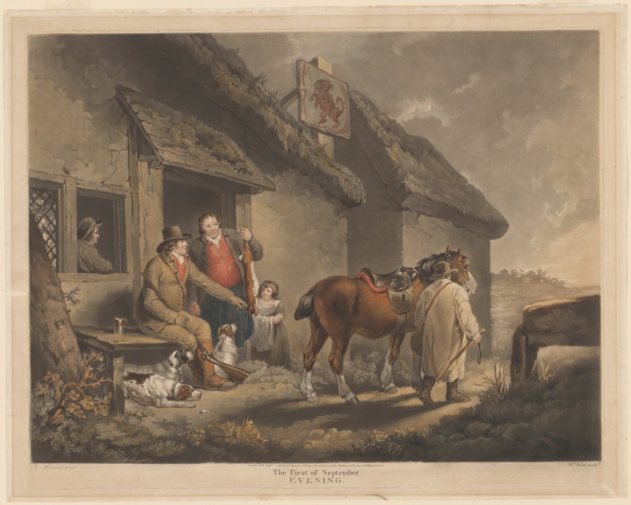 Primeiro de setembro, noite de William Ward after George Morland