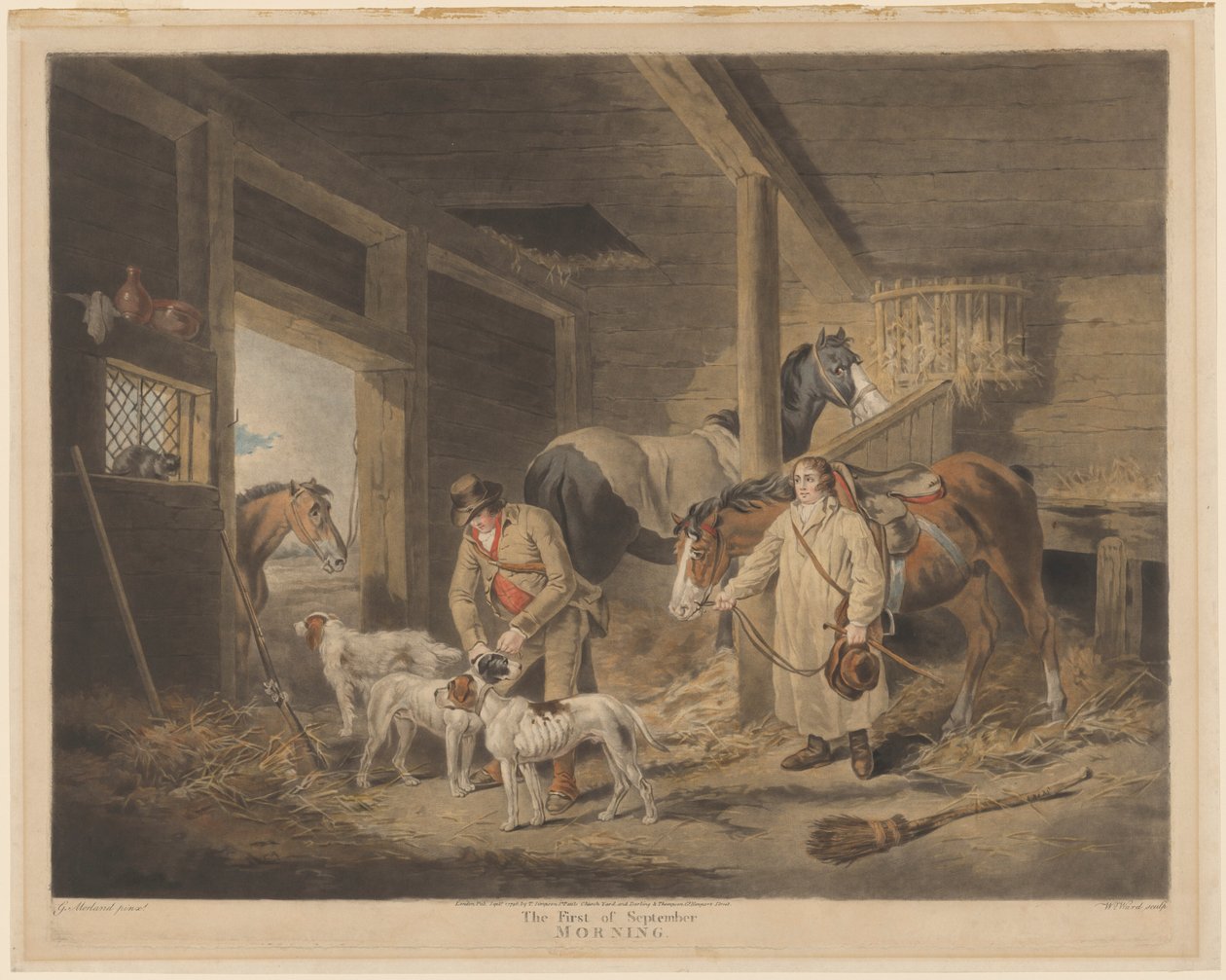 Primeiro de setembro, manhã de William Ward after George Morland