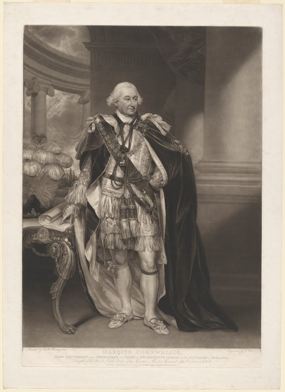 Lorde Cornwallis de William Ward after Sir William Beechey