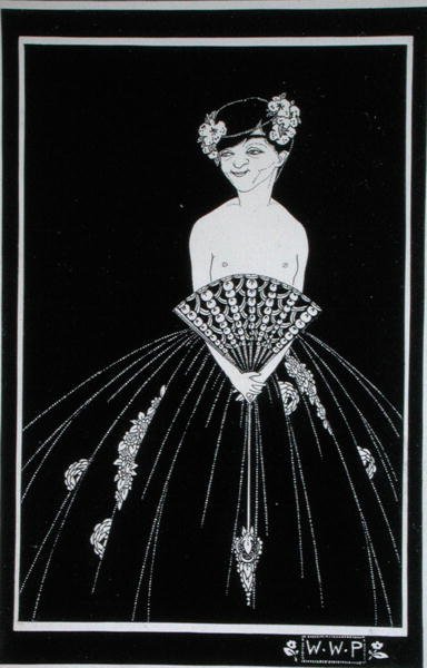A Idade da Inocência (caneta e tinta sobre papel) de William Watson Peploe