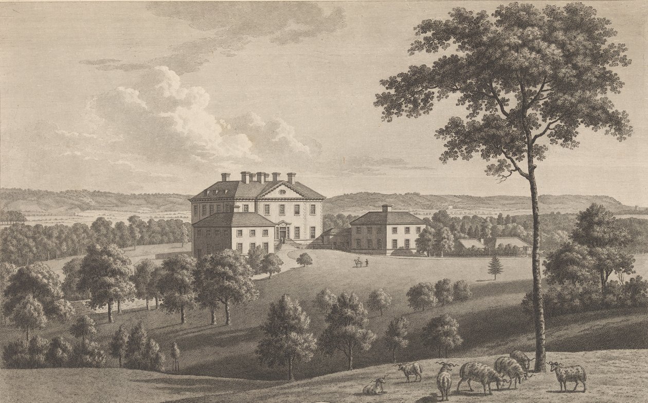 Montreal, perto de Sevenoke, no condado de Kent, de Edward Hasted, The History and T..., 1777-90. de William Watts