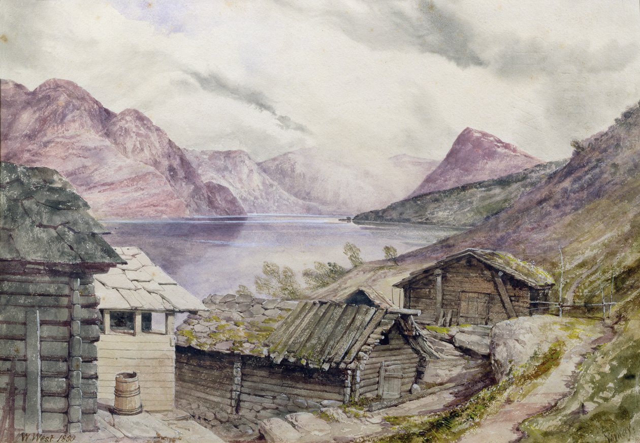 Fiorde de Romsdal, 1850 de William West