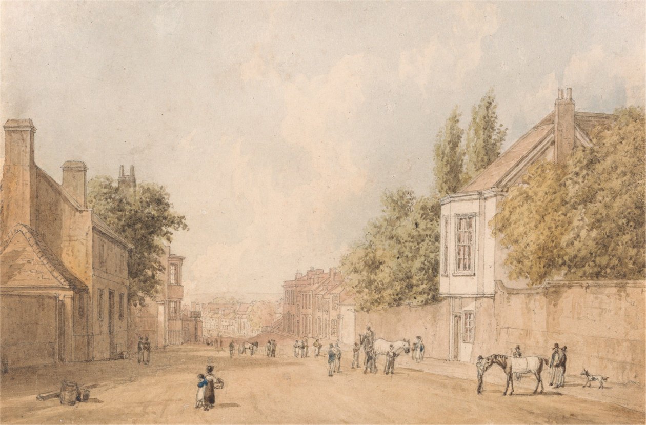 Entrada de Newmarket de William Westall