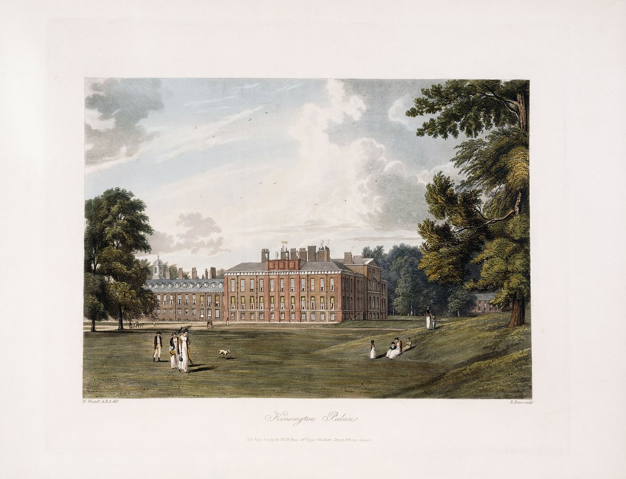 Palácio de Kensington, 1819 de William Westall